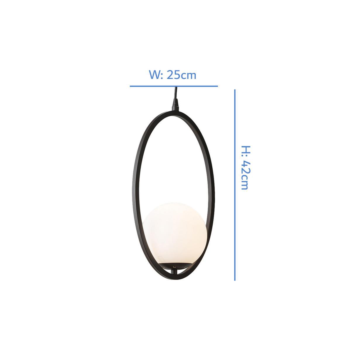 Bella Pendant Light in Black – image 6