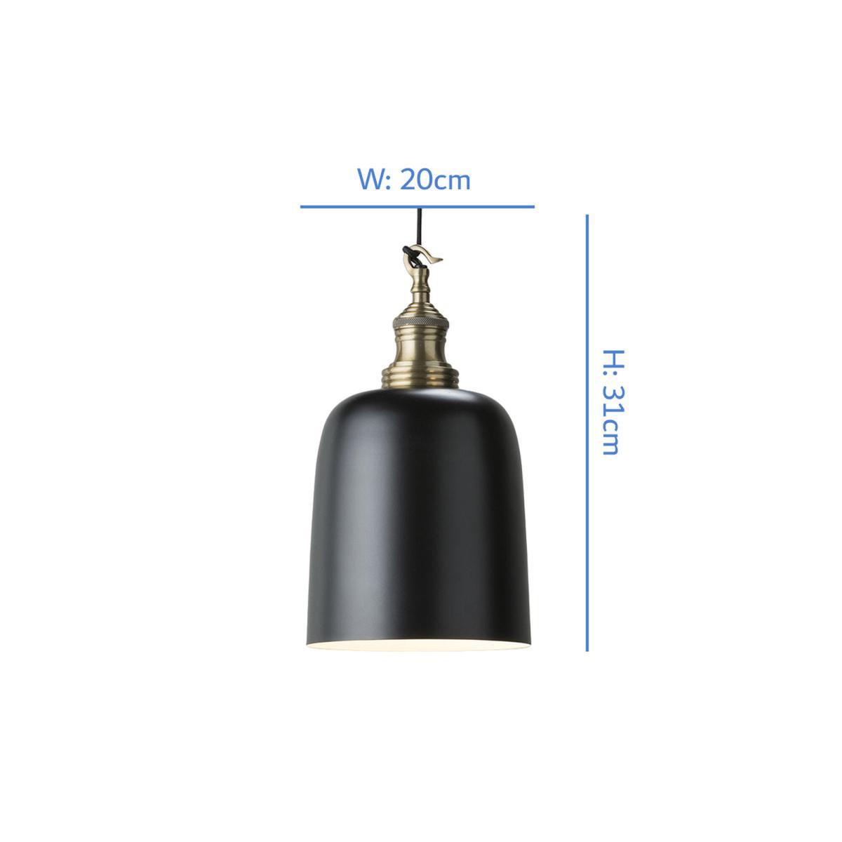 Joel Pendant Light in Black – image 4