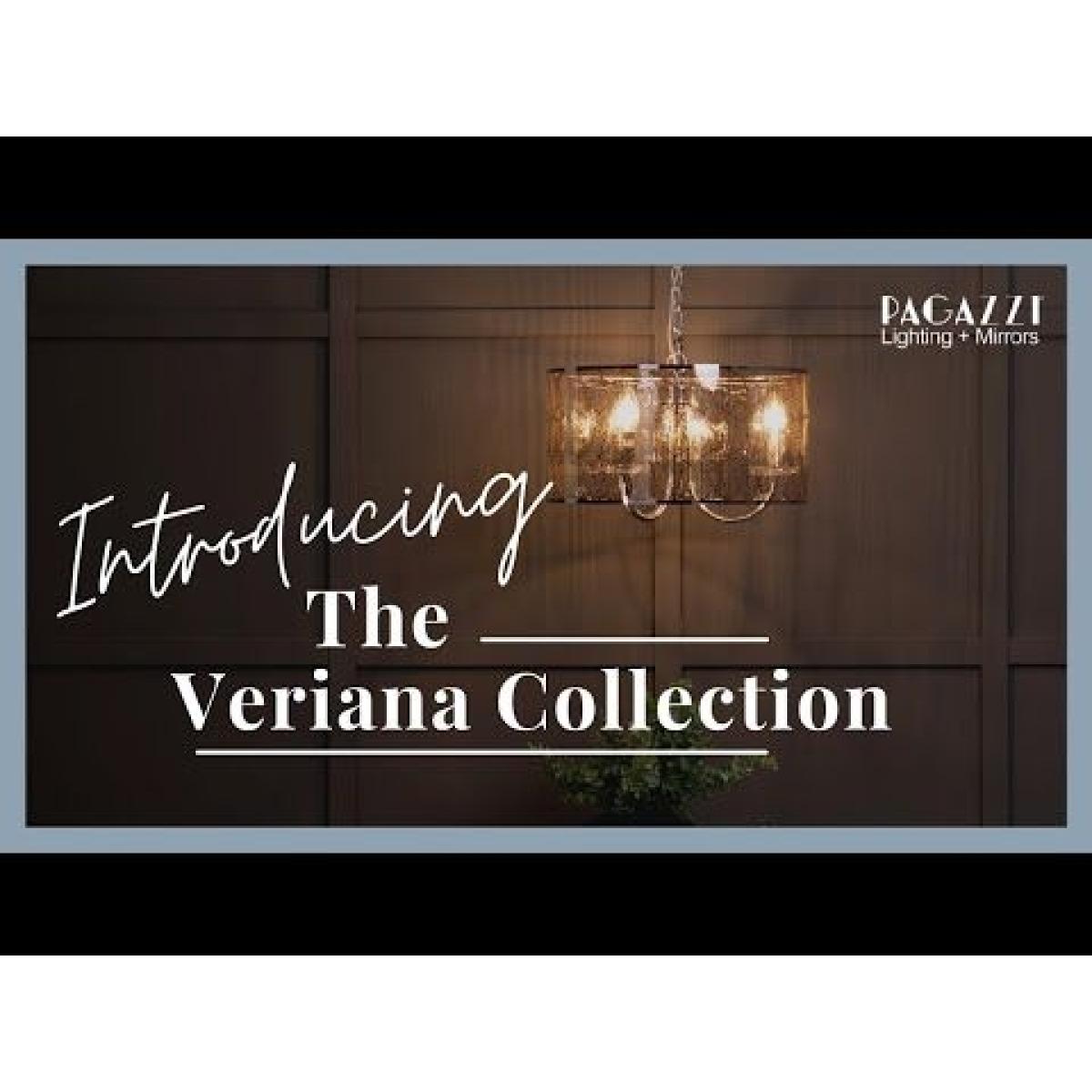 Veriana 3 Light Polished Chrome Pendant Ceiling Light – image 3