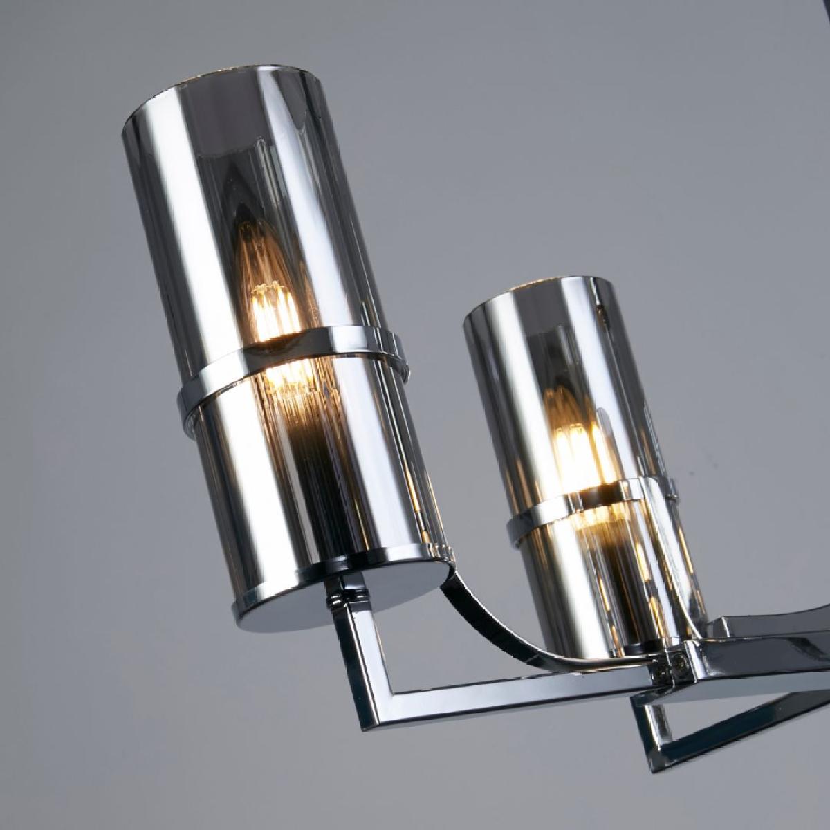 Davina 6 Light Silver Pendant Ceiling Light – image 3