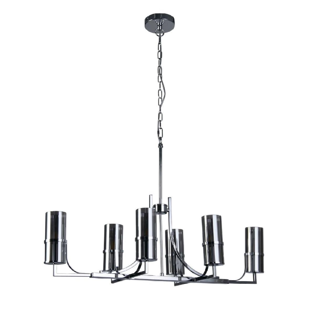Davina 6 Light Silver Pendant Ceiling Light – image 5