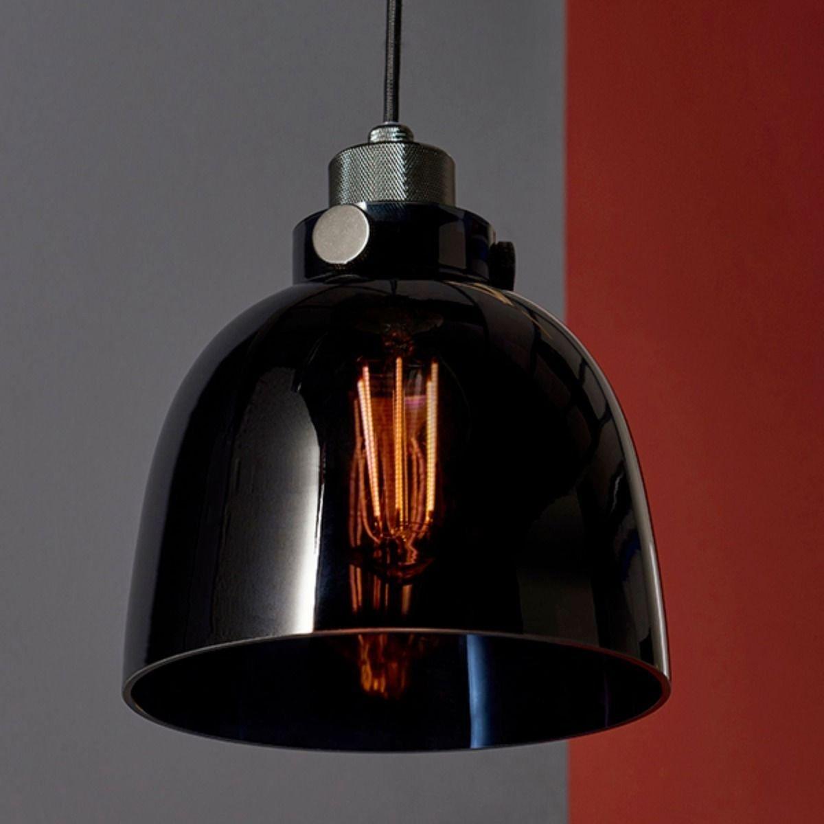 Hoyo 1 Light Pendant Black – image 3