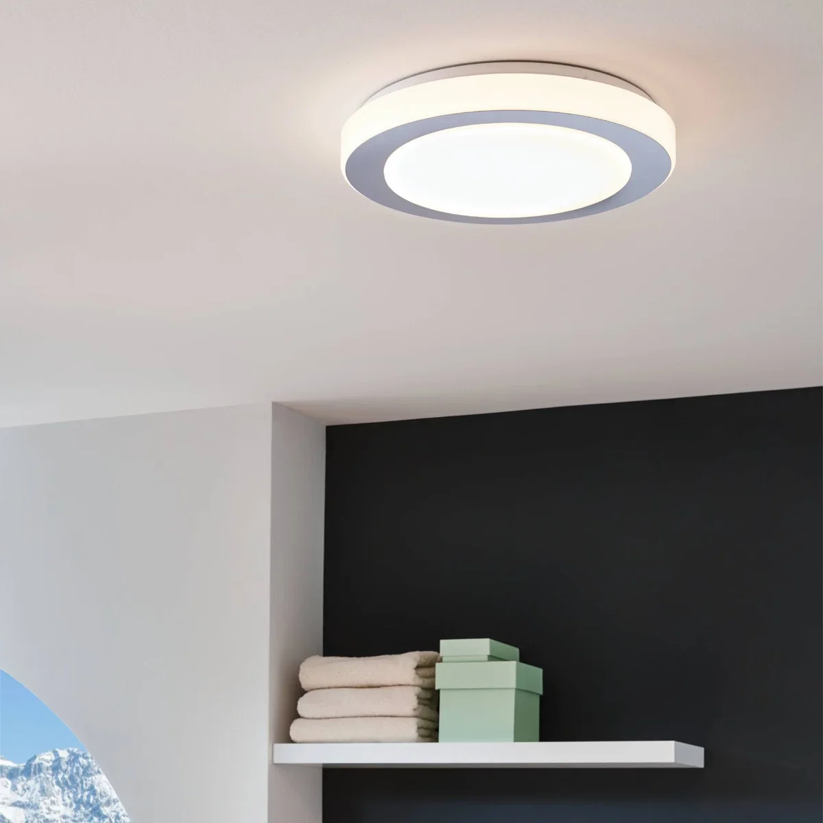 Carpi 3-Light White LED Flush Ceiling Light – image 1