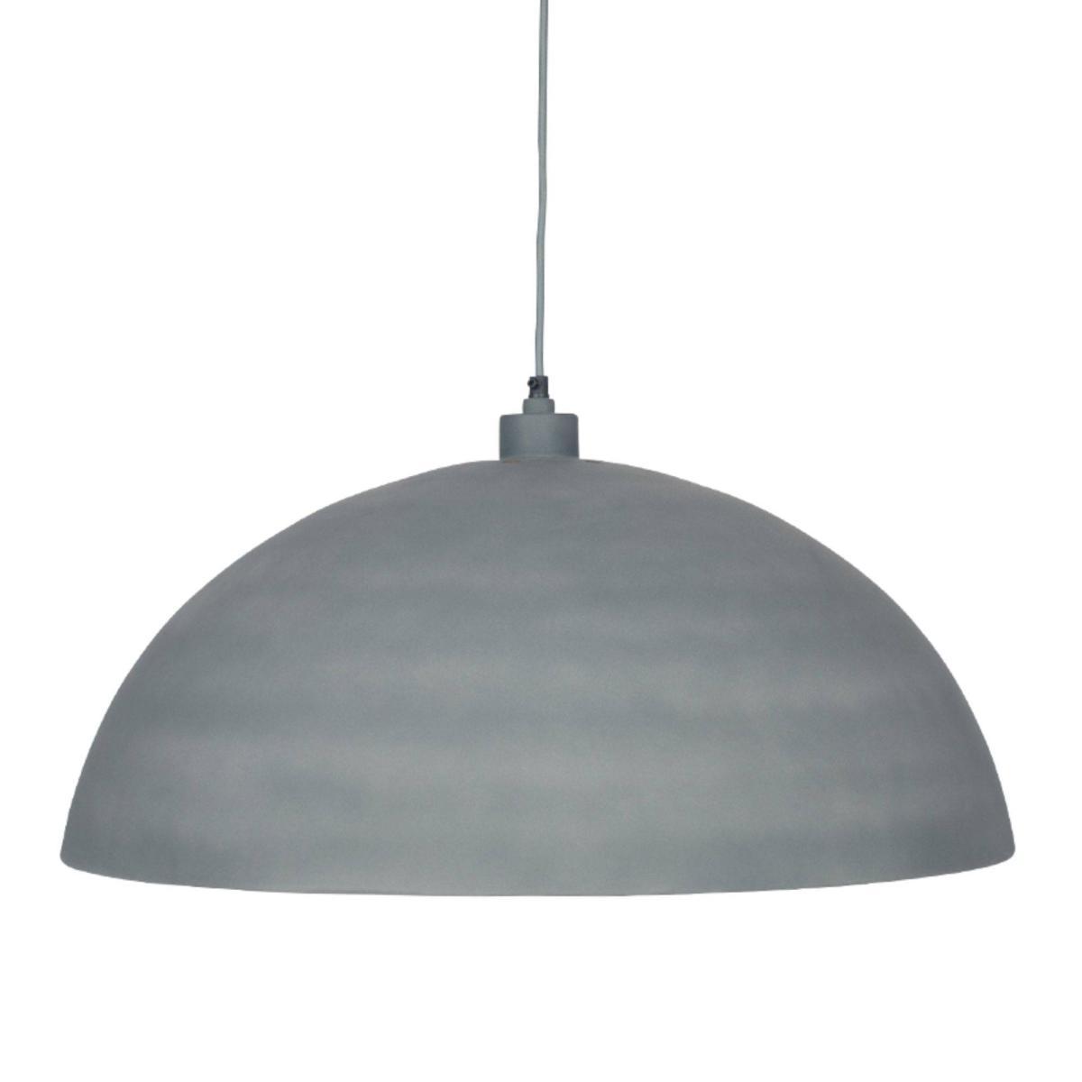 Anders 1 Light Matt Grey and Gold Leaf Pendant Ceiling Light – image 2