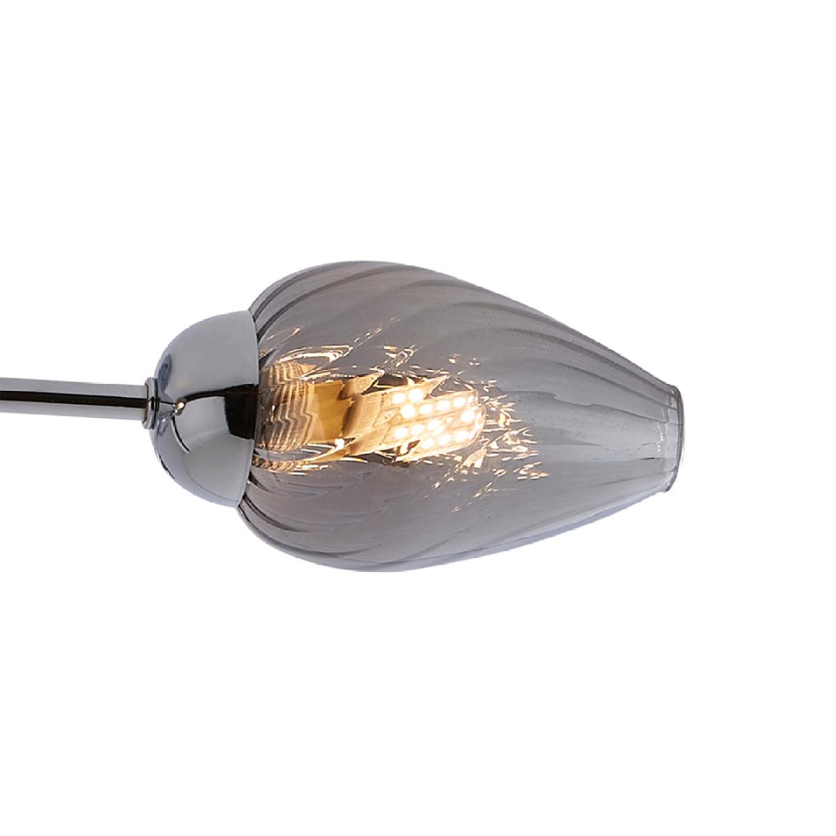 Lina 5-Light Chrome Flush Ceiling Light – image 3
