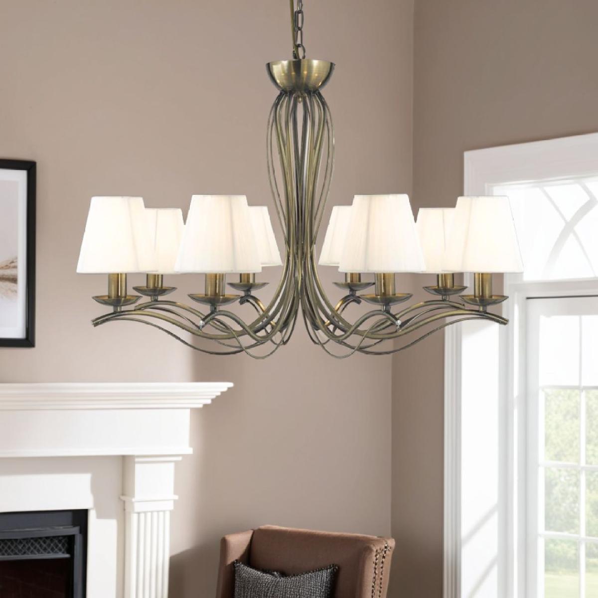 Andretti 8 Light Antique Brass Ceiling Light – image 1