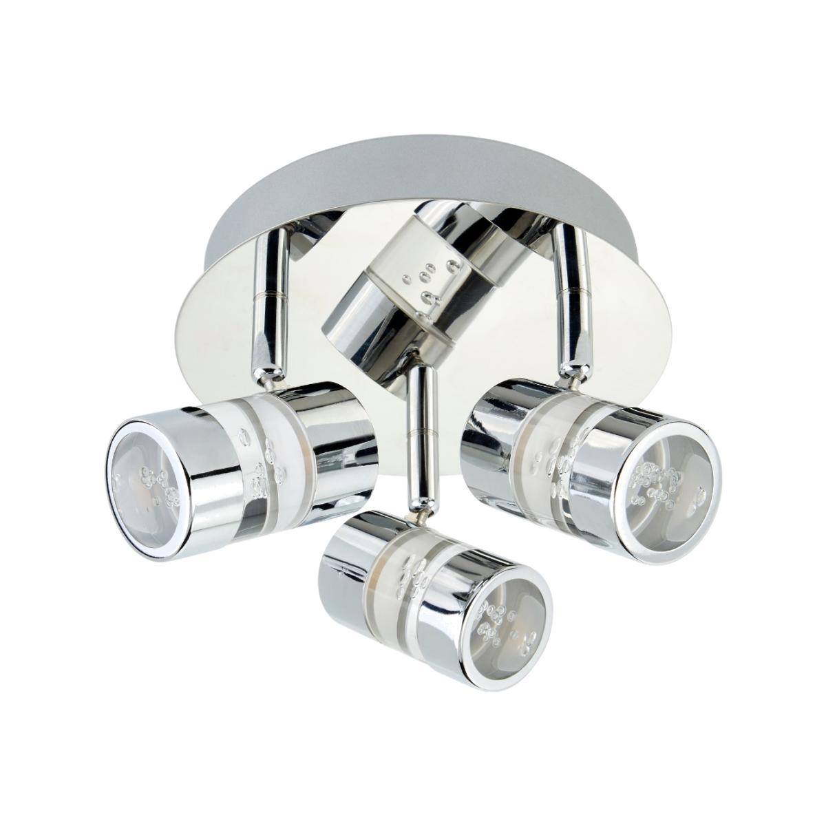 Searchlight Bubbles Bathroom 3 Light LED Ceiling Light – image 1