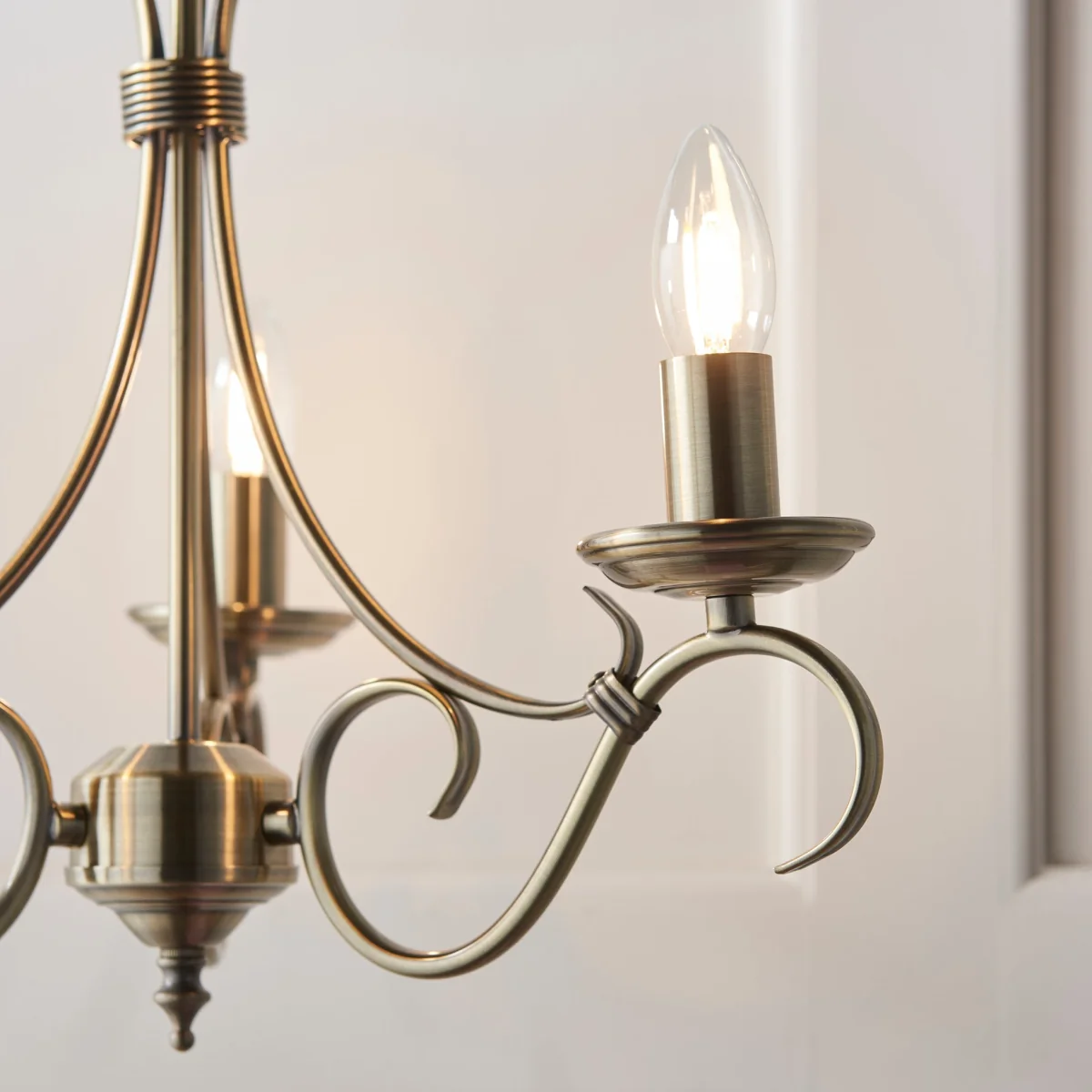 Bernice 3 Light Pendant Antique Brass – image 4