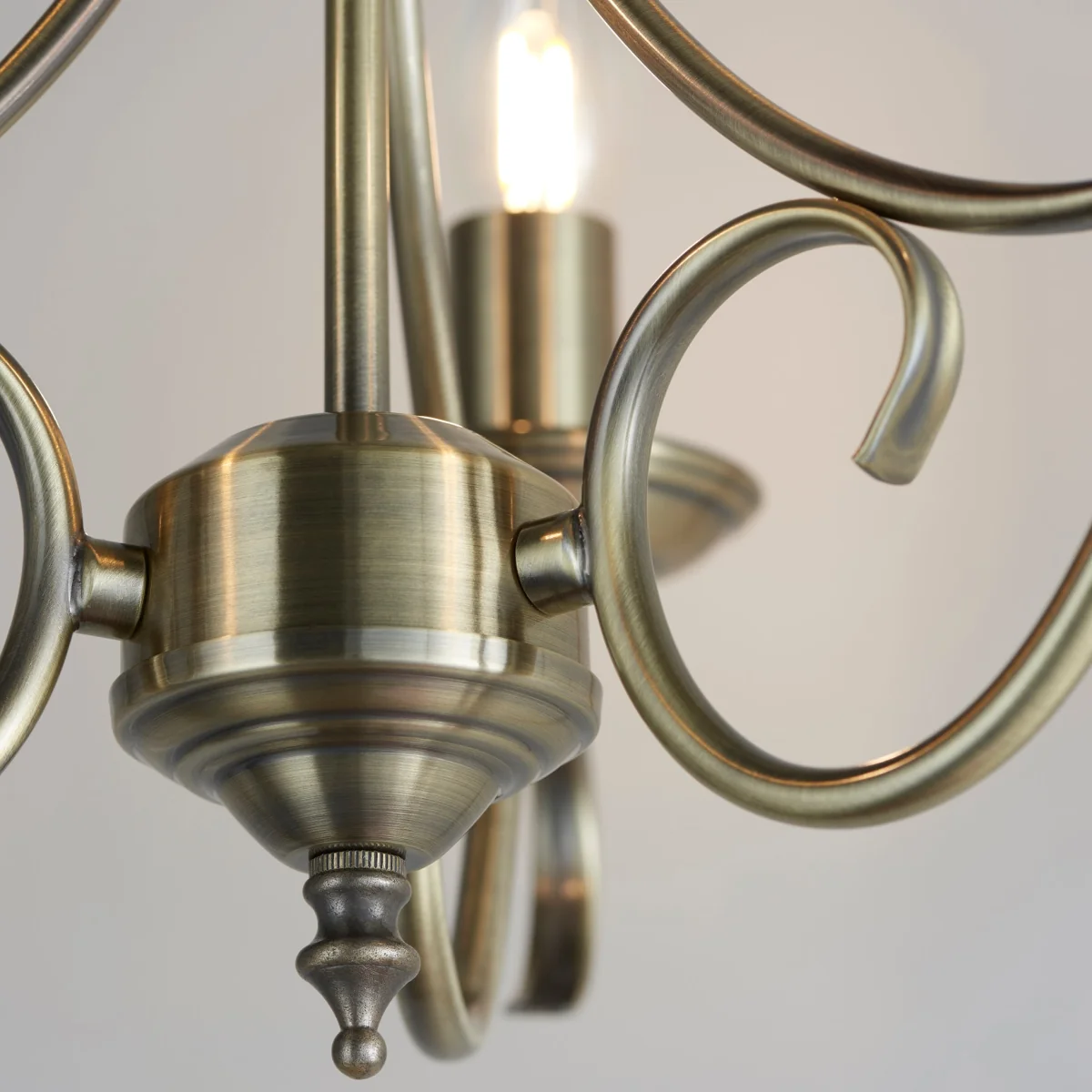 Bernice 3 Light Pendant Antique Brass – image 5