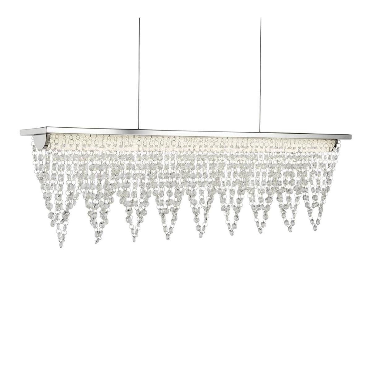 Drape LED Waterfall Bar Ceiling Light Crystal – image 1