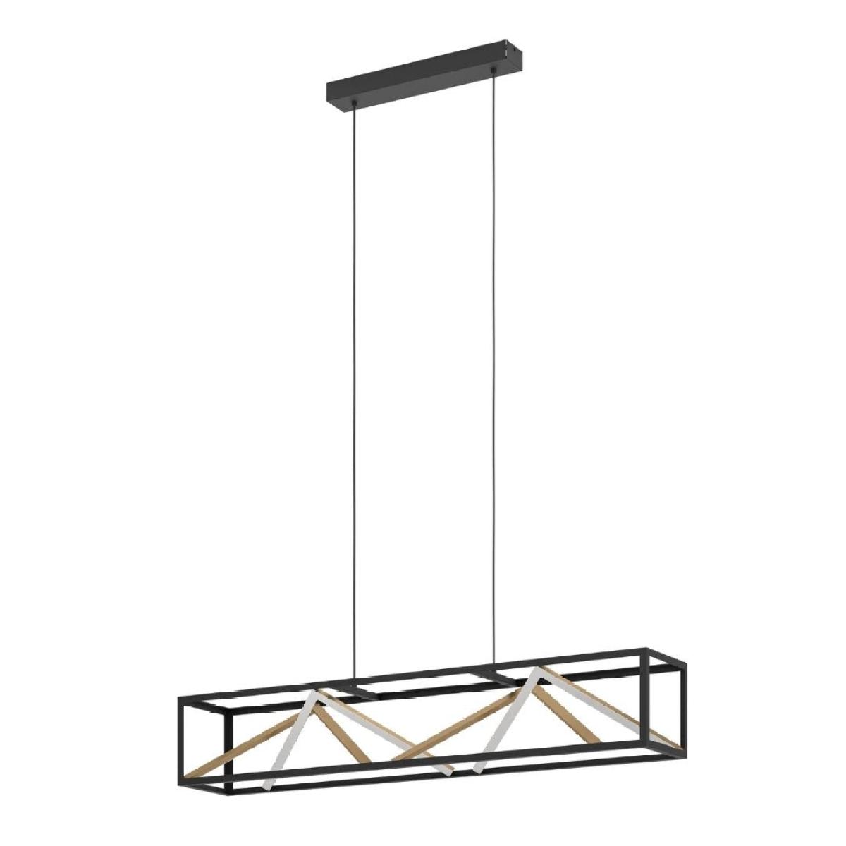 Penela Black & Gold LED Bar Pendant Light – image 2