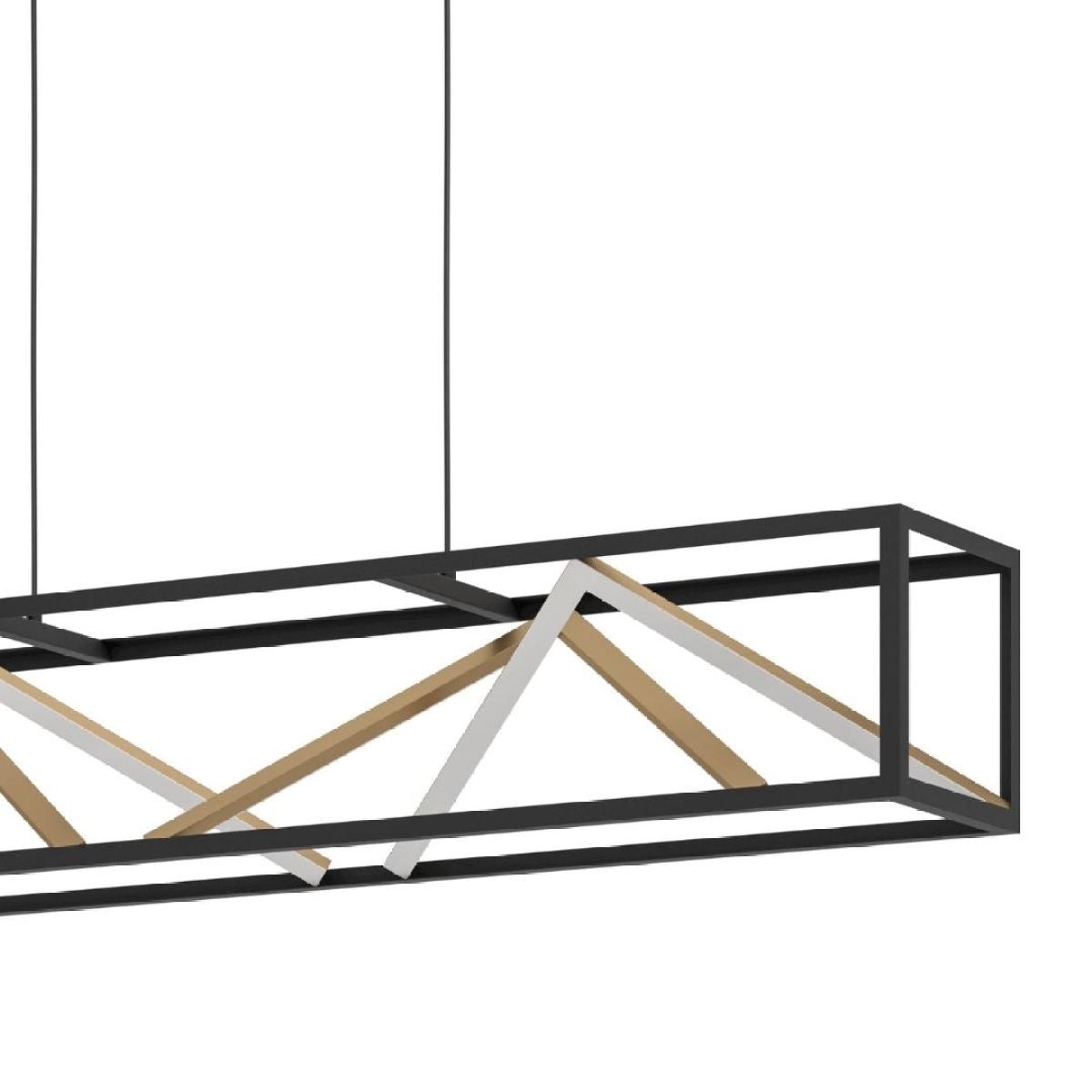 Penela Black & Gold LED Bar Pendant Light – image 3