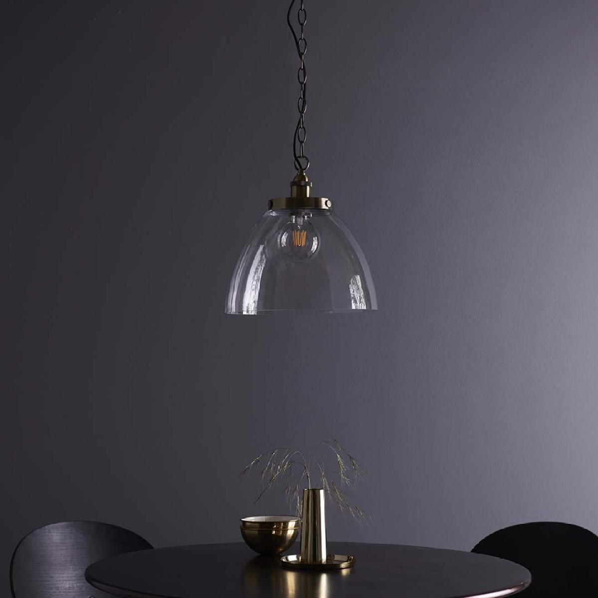 Hansen Antique Brass Grand Pendant Ceiling Light – image 2