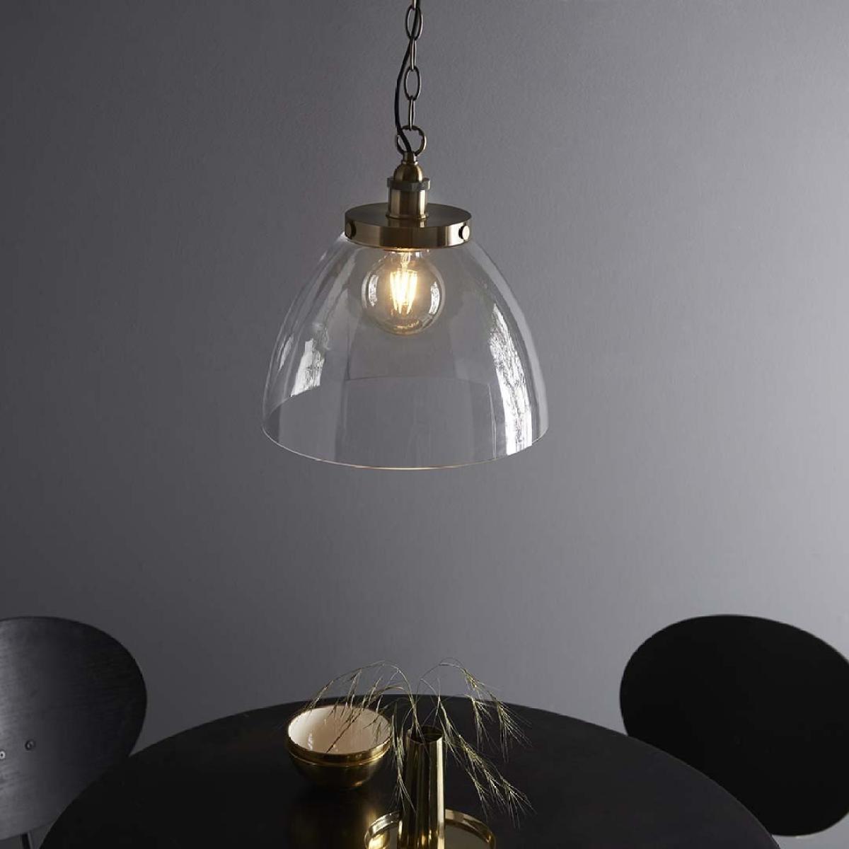 Hansen Antique Brass Grand Pendant Ceiling Light – image 3