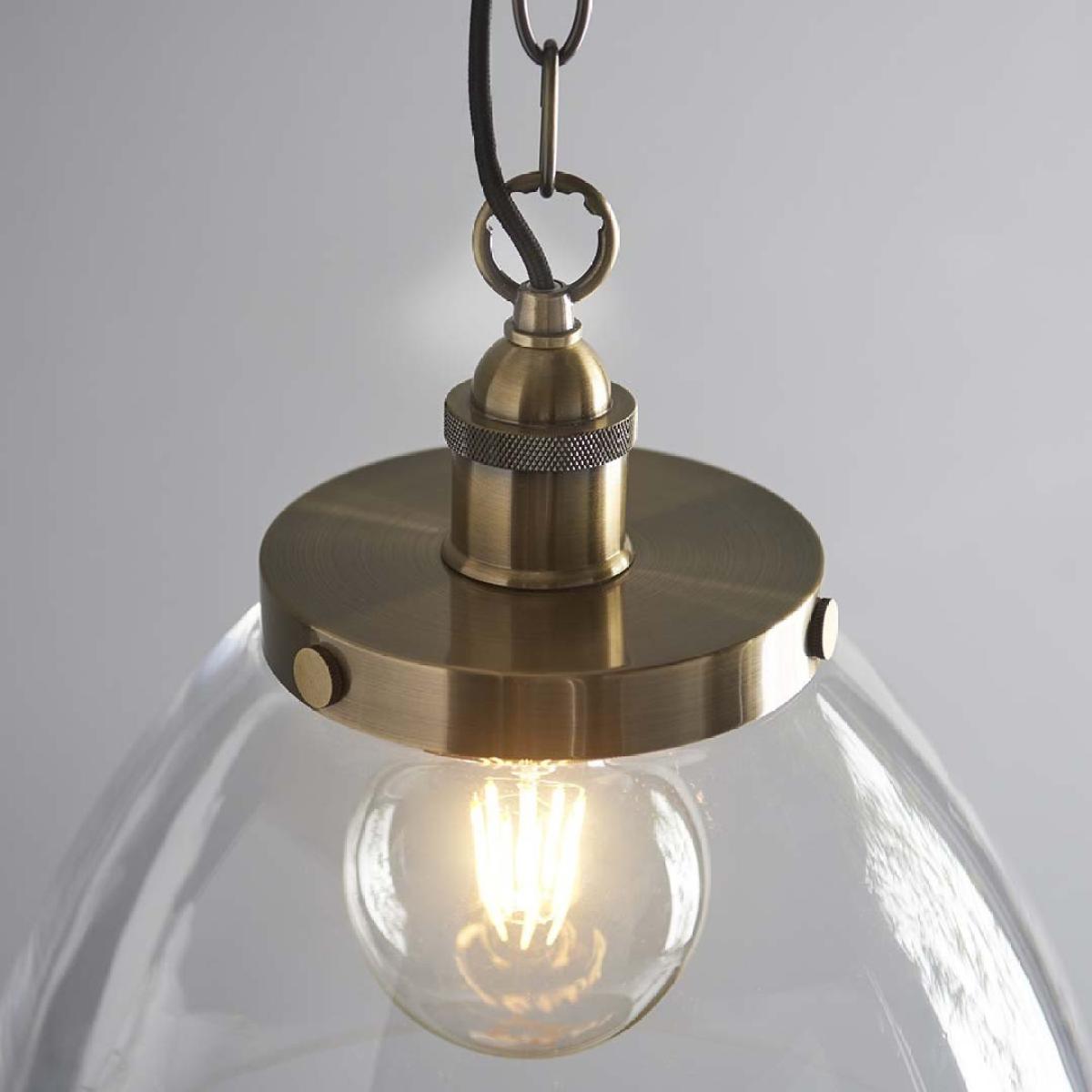 Hansen Antique Brass Grand Pendant Ceiling Light – image 5