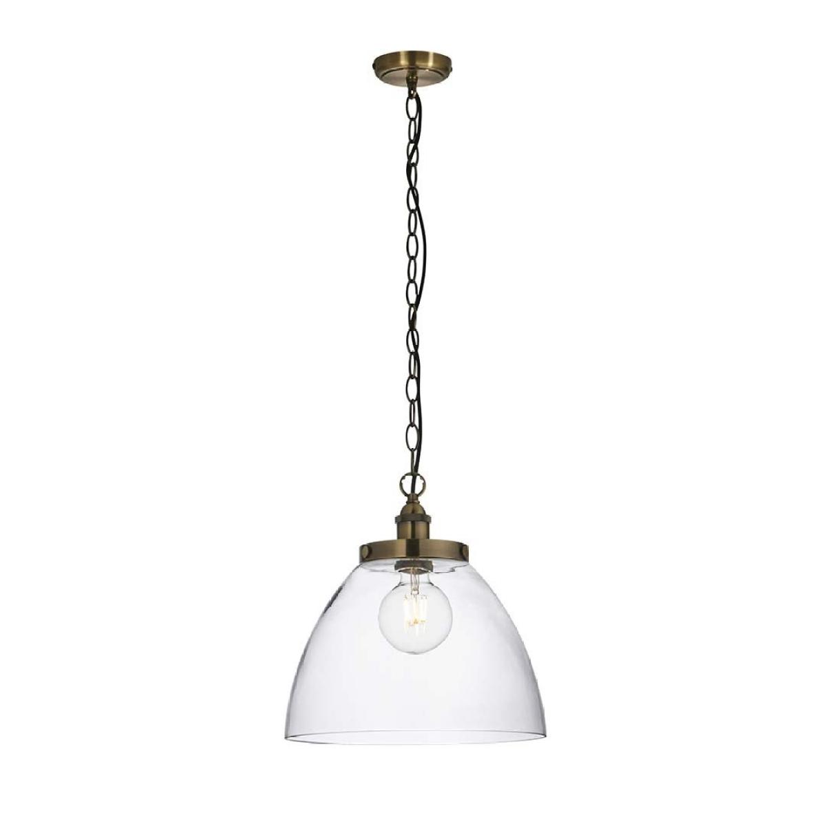 Hansen Antique Brass Grand Pendant Ceiling Light – image 8