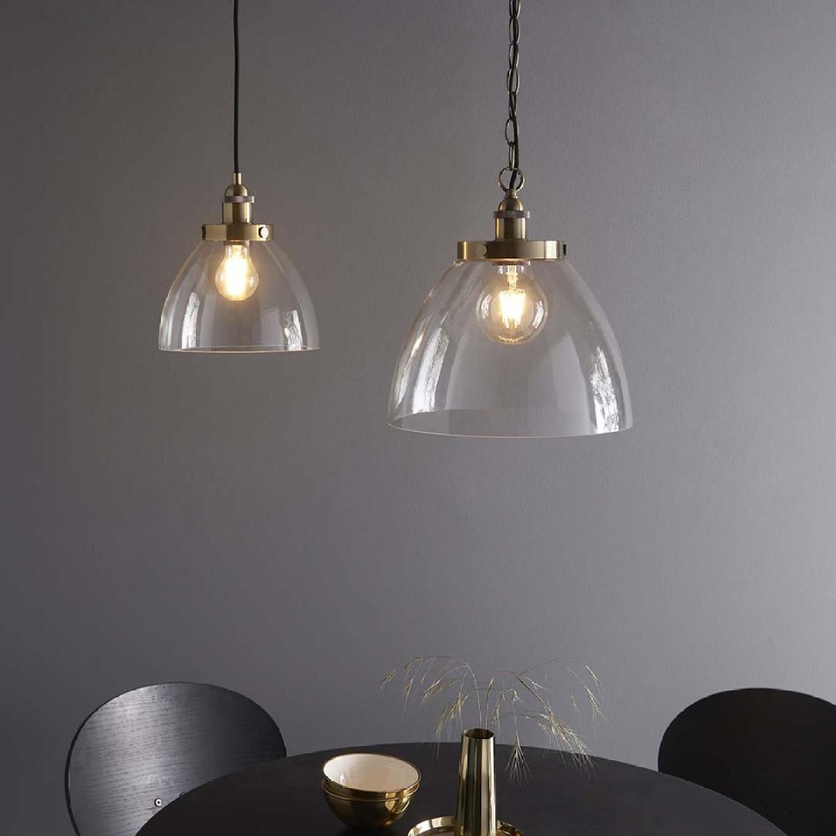 Hansen Antique Brass Grand Pendant Ceiling Light – image 10