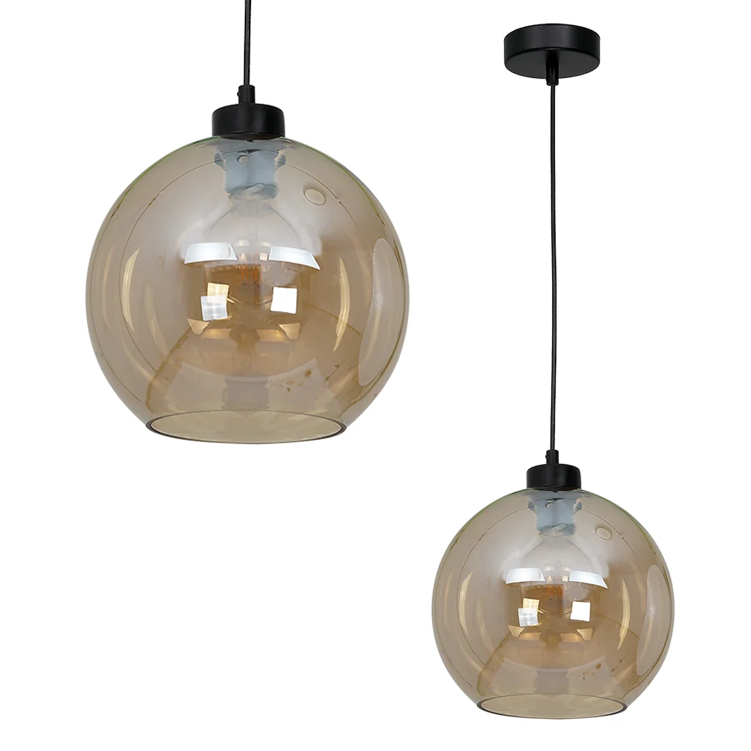 Sofia Amber Glass Pendant – image 6