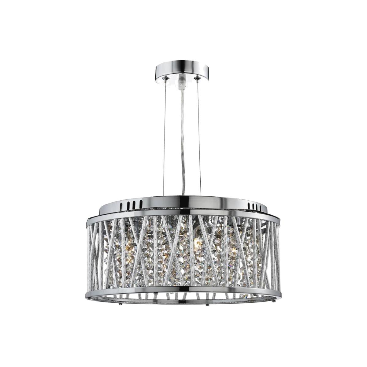Searchlight Elise 4 Light Ceiling Light Polished Chome – image 1