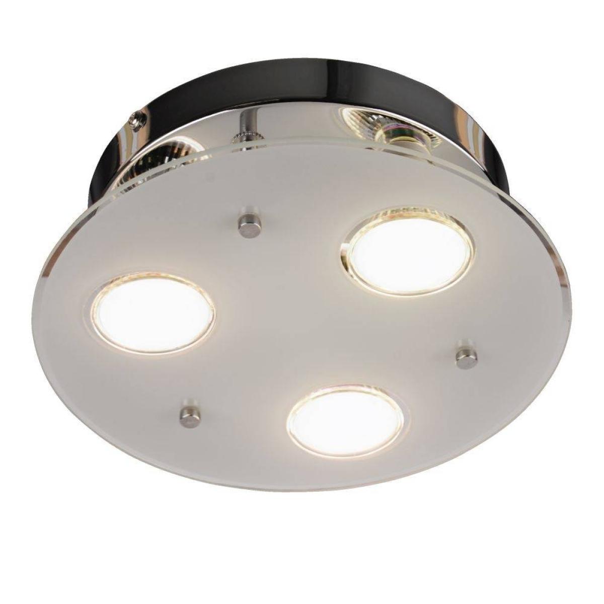 Radburn LED Flush Ceiling Light Polished Chrome – image 2