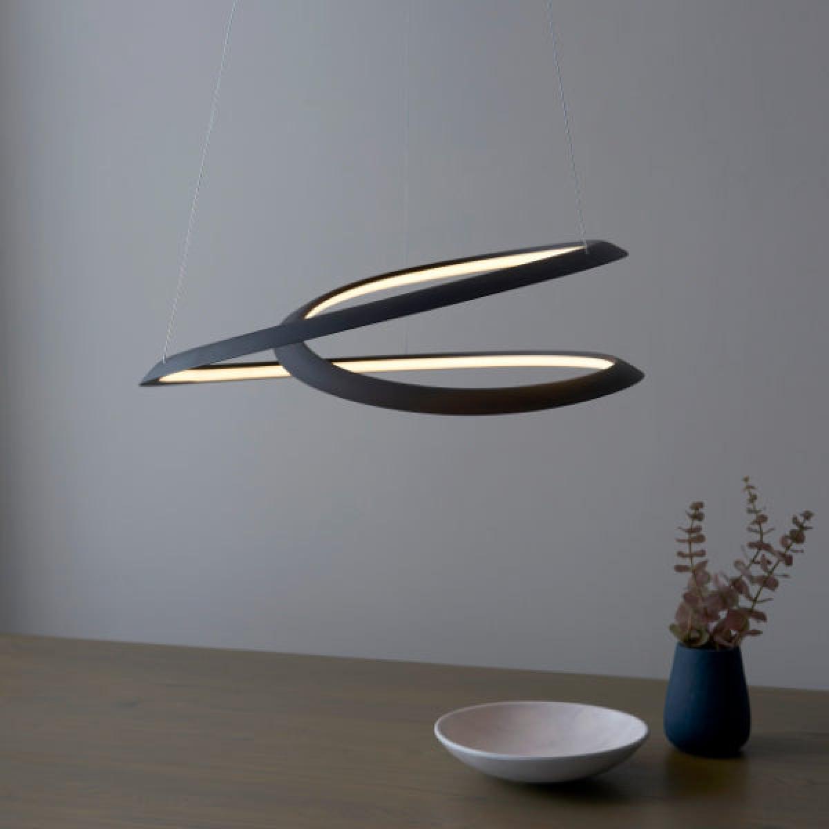 Staten Matt Black LED Ceiling Pendant – image 4