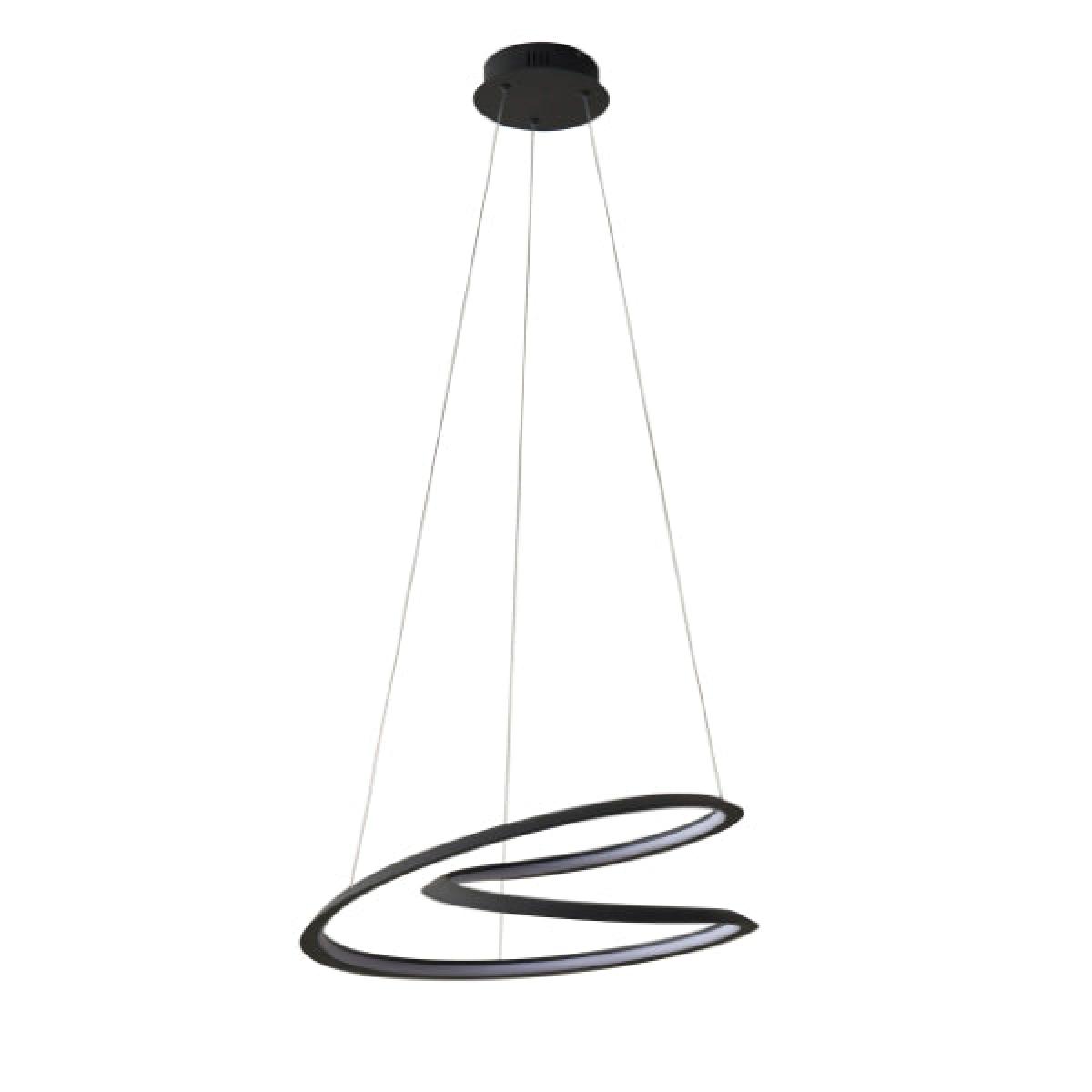 Staten Matt Black LED Ceiling Pendant – image 6