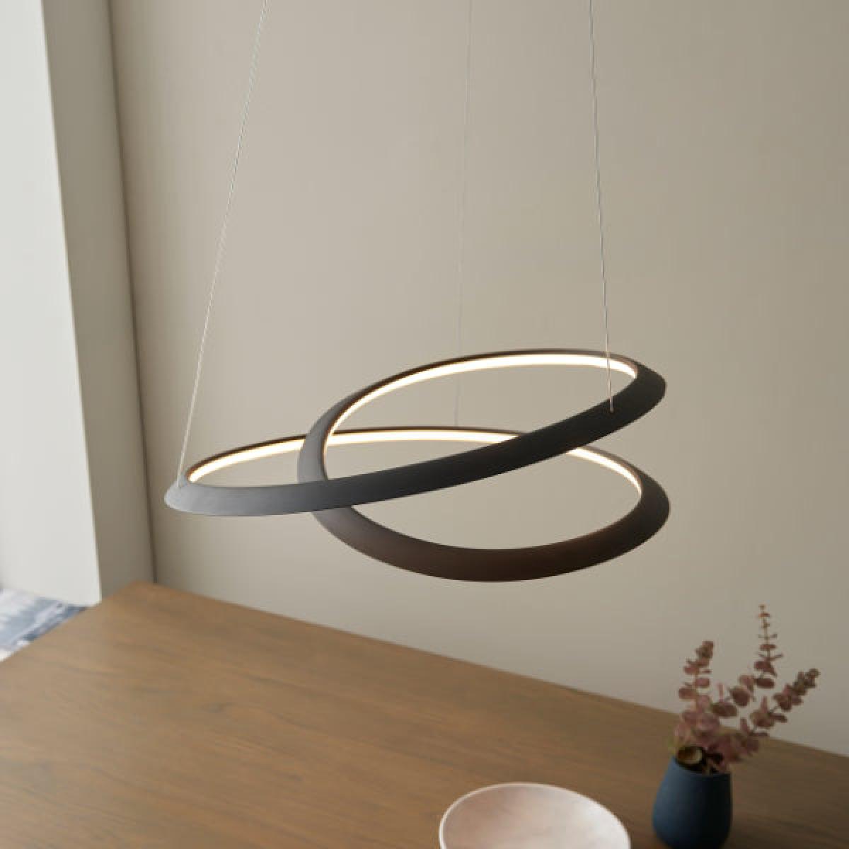 Staten Matt Black LED Ceiling Pendant – image 7