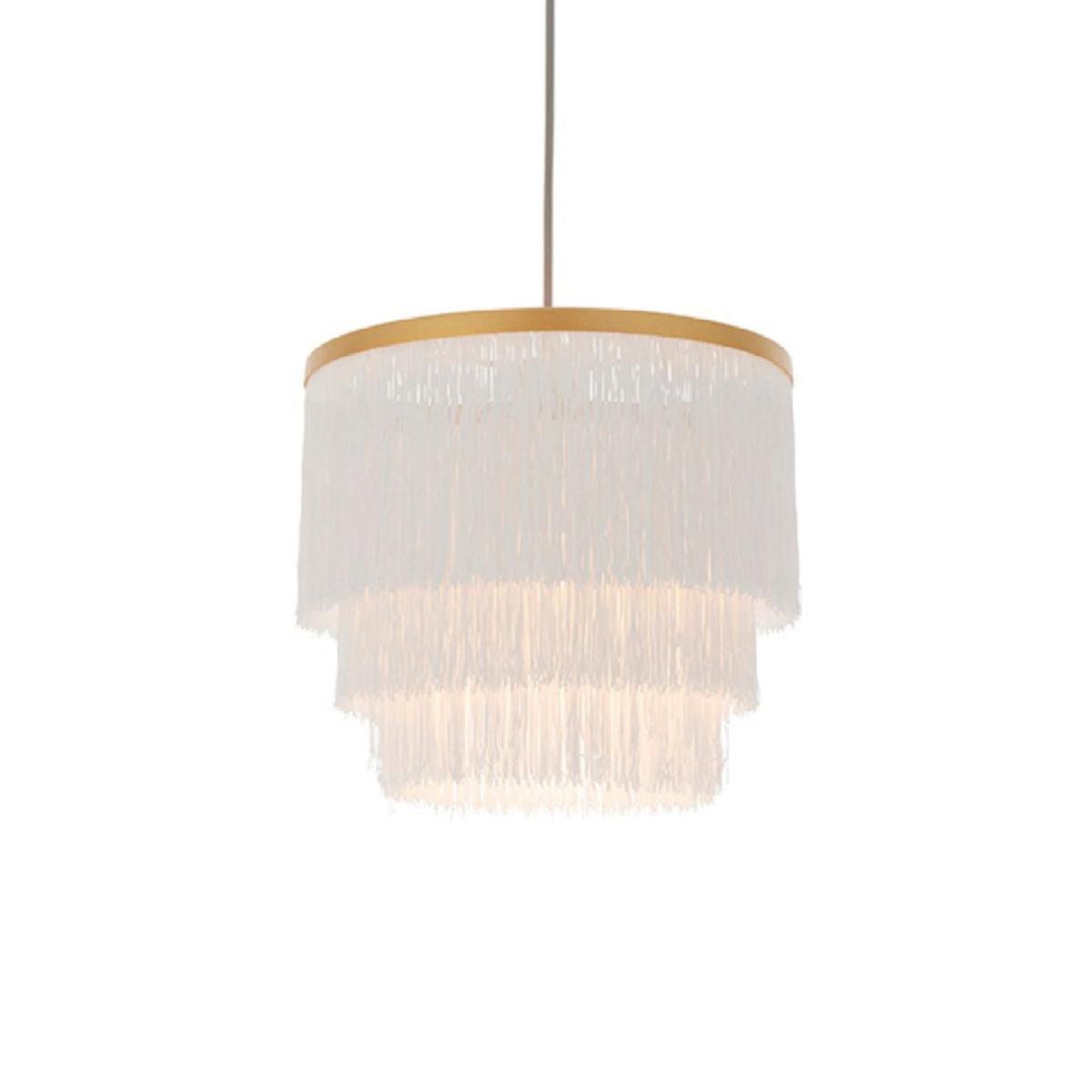 Itziar 1 Light Gold and White Pendant Ceiling Light – image 7
