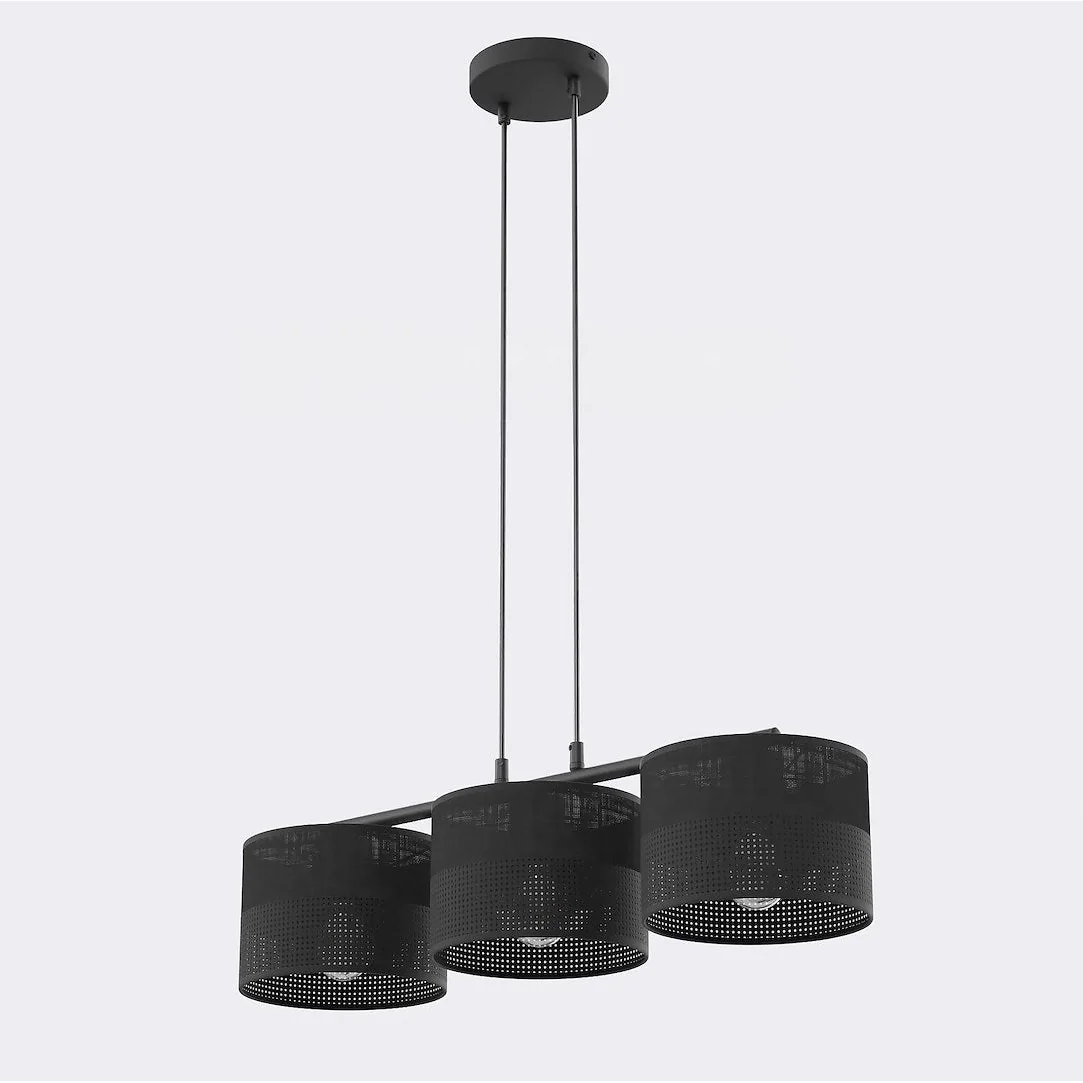 Karbon 3 Light Linear Pendant Black – image 2