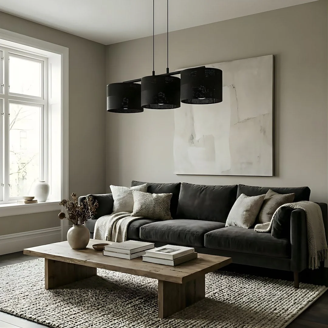 Karbon 3 Light Linear Pendant Black – image 3