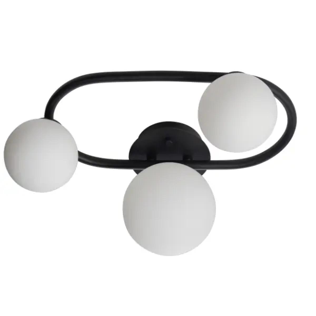 Pulsa Matt Black Ceiling Light IP44 – image 7