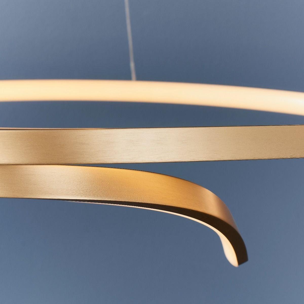 Rafe LED Matt Gold Ceiling Pendant – image 3