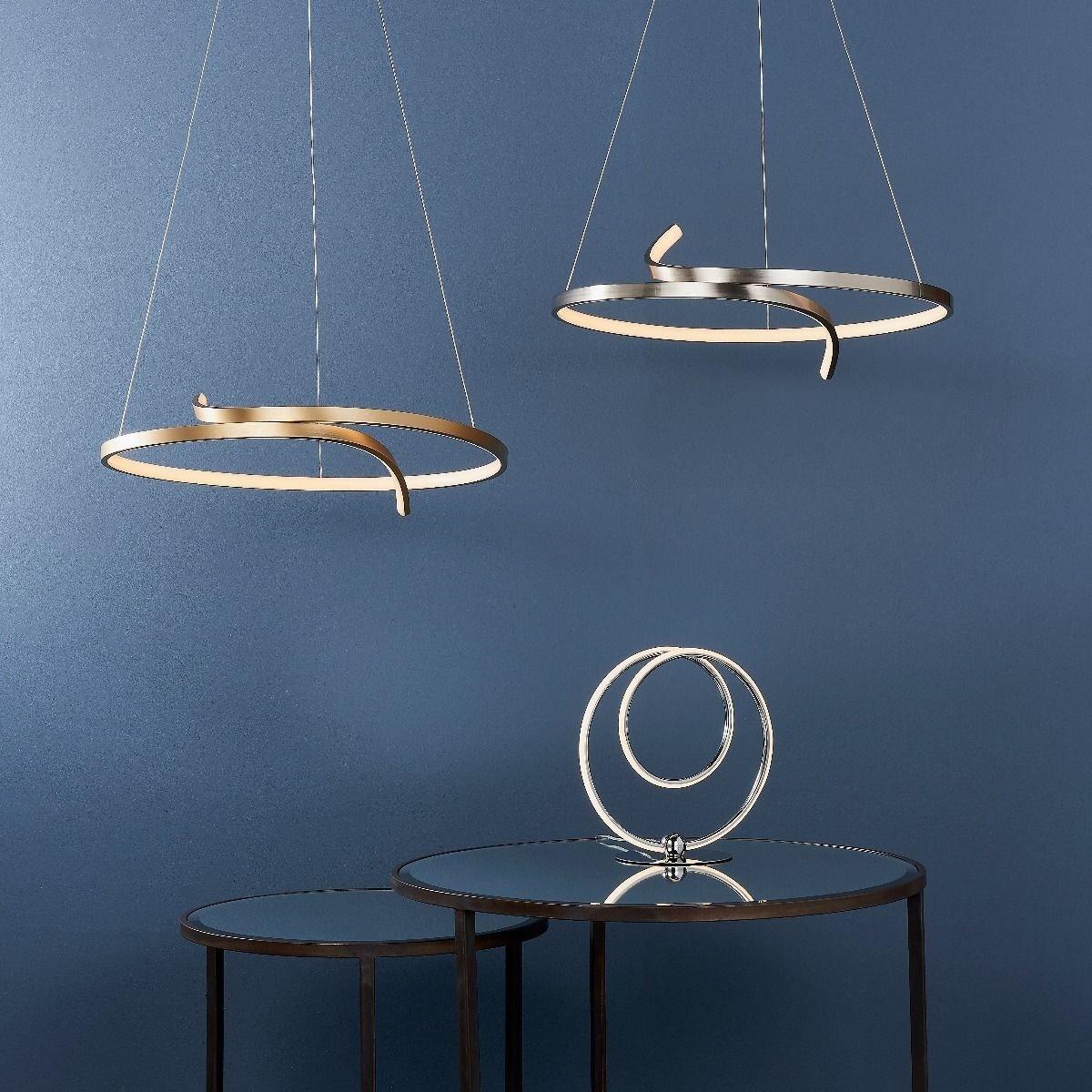 Rafe LED Matt Gold Ceiling Pendant – image 4