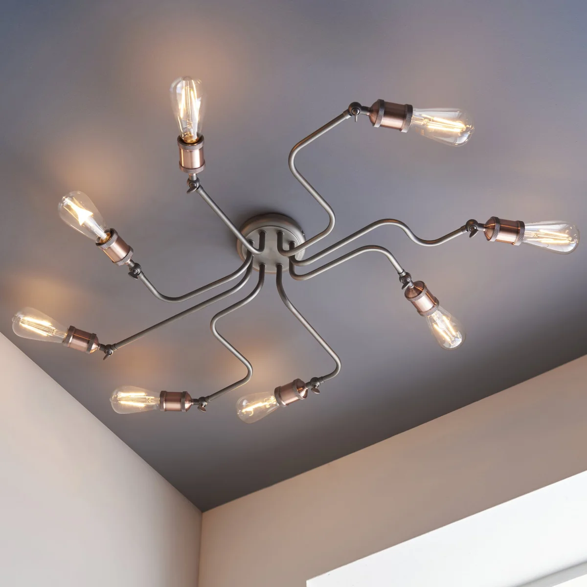 Hal 8 Light Semi Flush – image 5