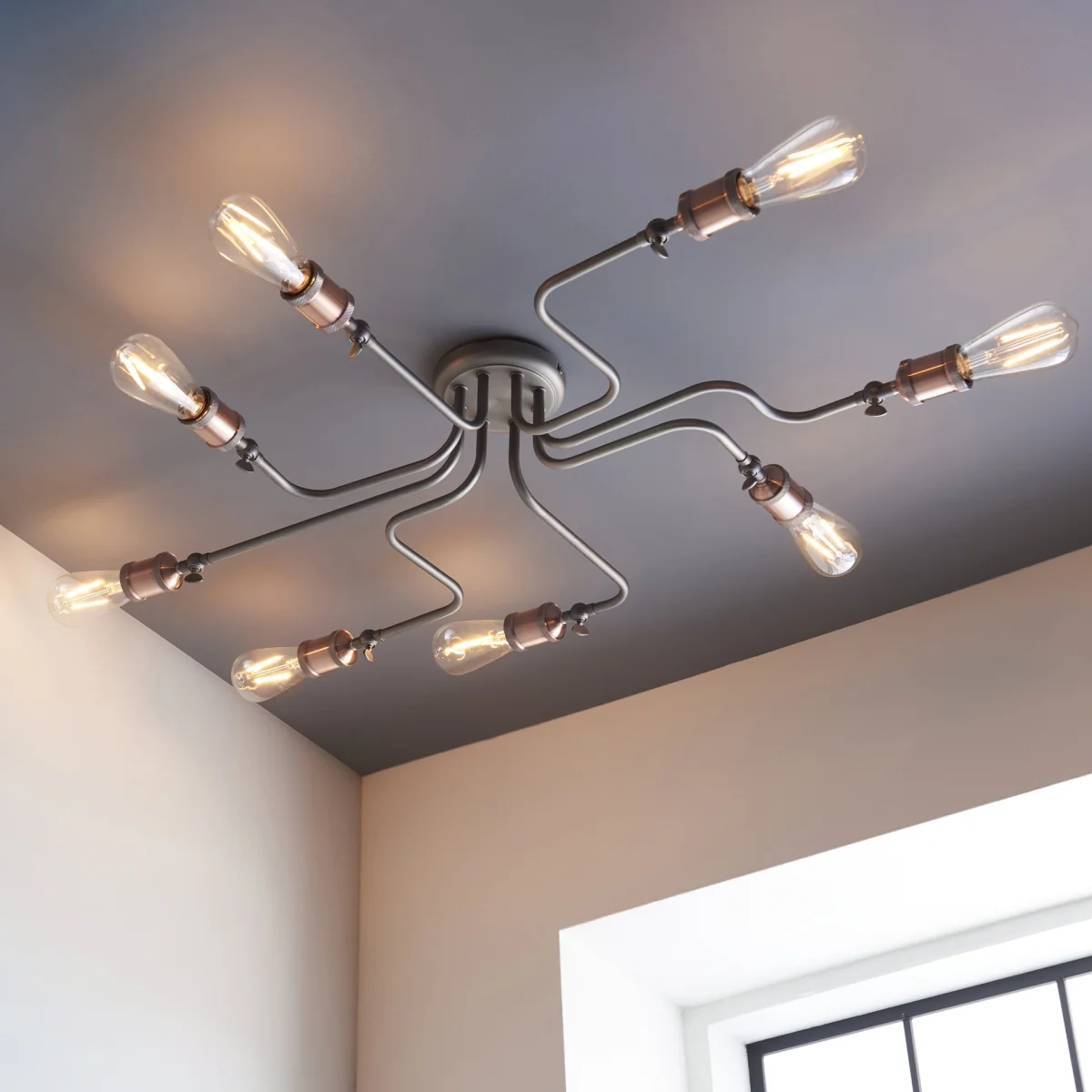 Hal 8 Light Semi Flush – image 6