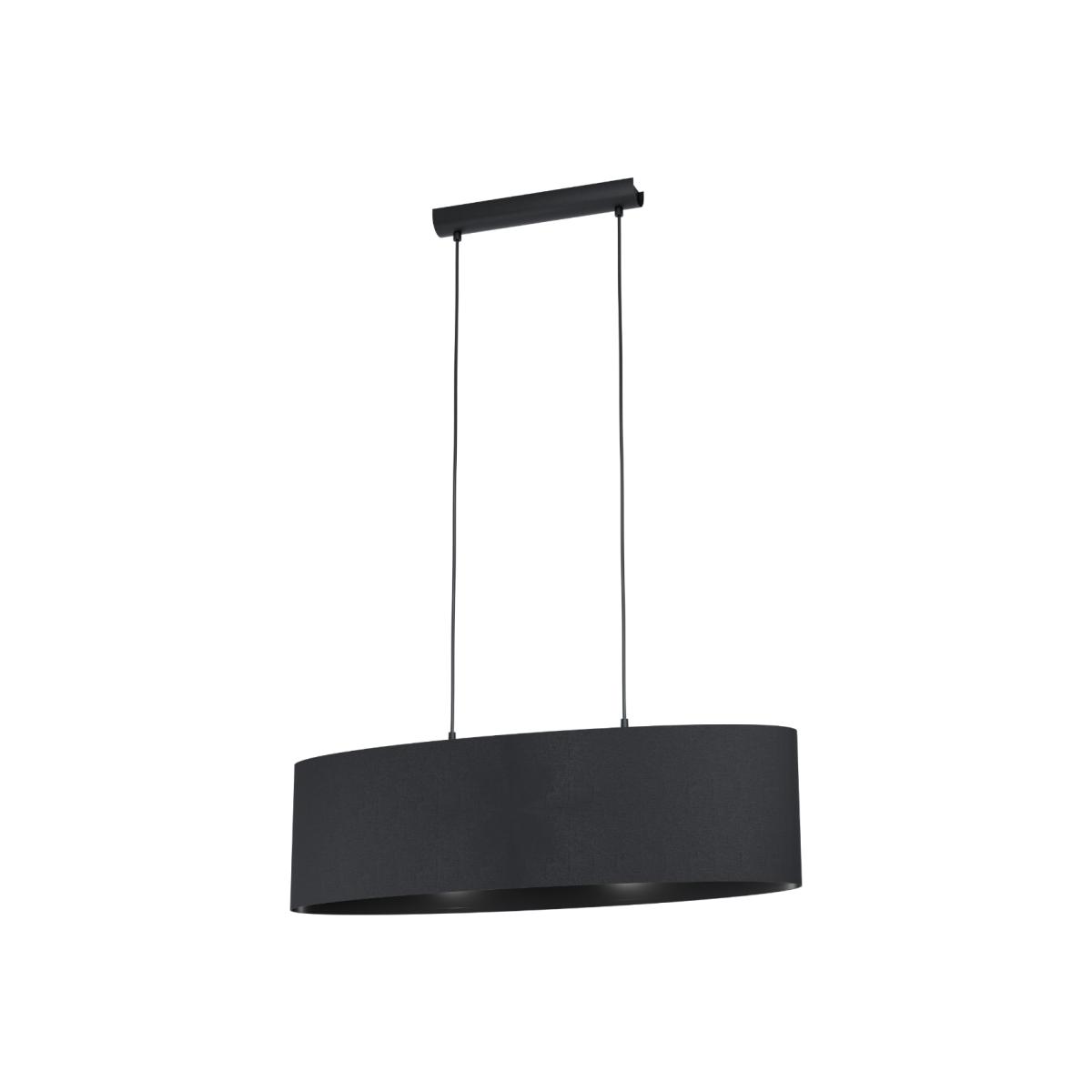 Maserlo Black 110cm 2 Light Pendant Light