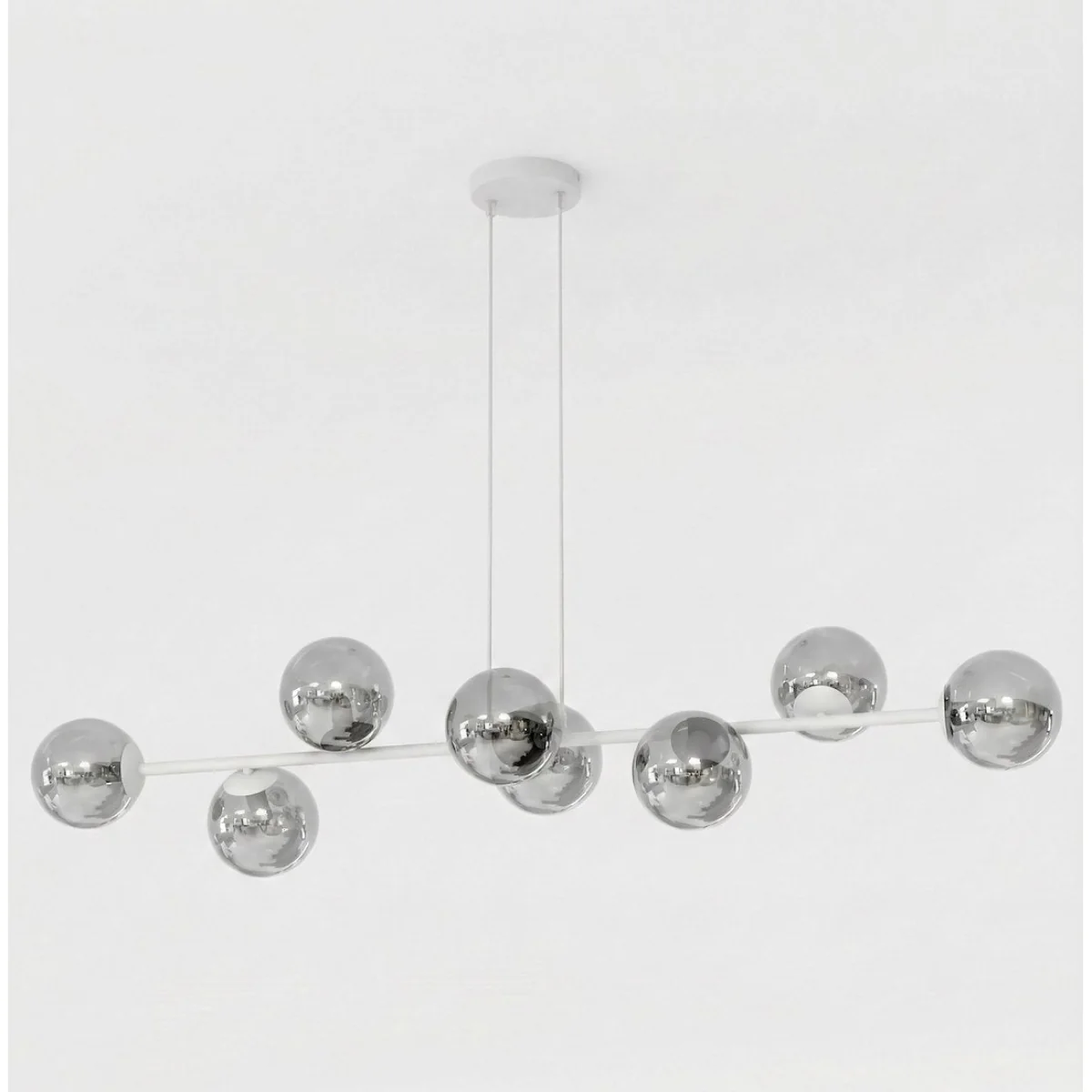 Magnus 8 Light Pendant Grey & Graphite – image 7