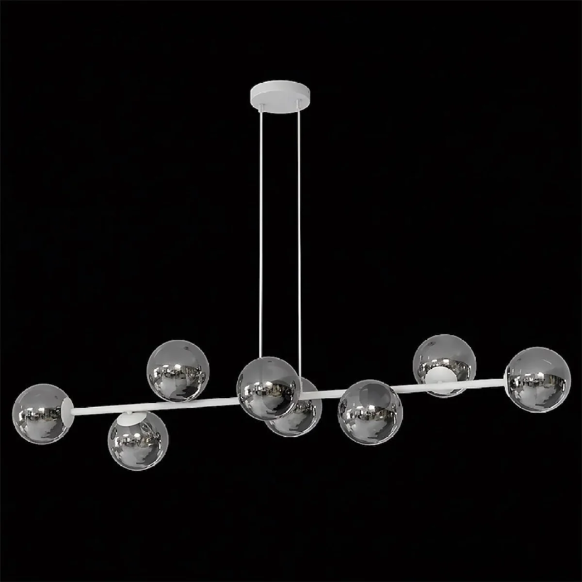 Magnus 8 Light Pendant Grey & Graphite – image 9