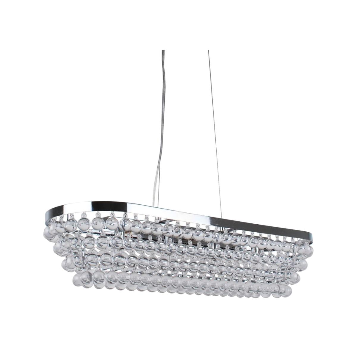 Susanna 4 Light Polished Chrome & Jewel Bead Ceiling Pendant