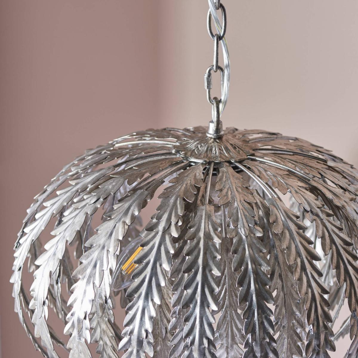 Delphine Pendant Ceiling Light Silver – image 13