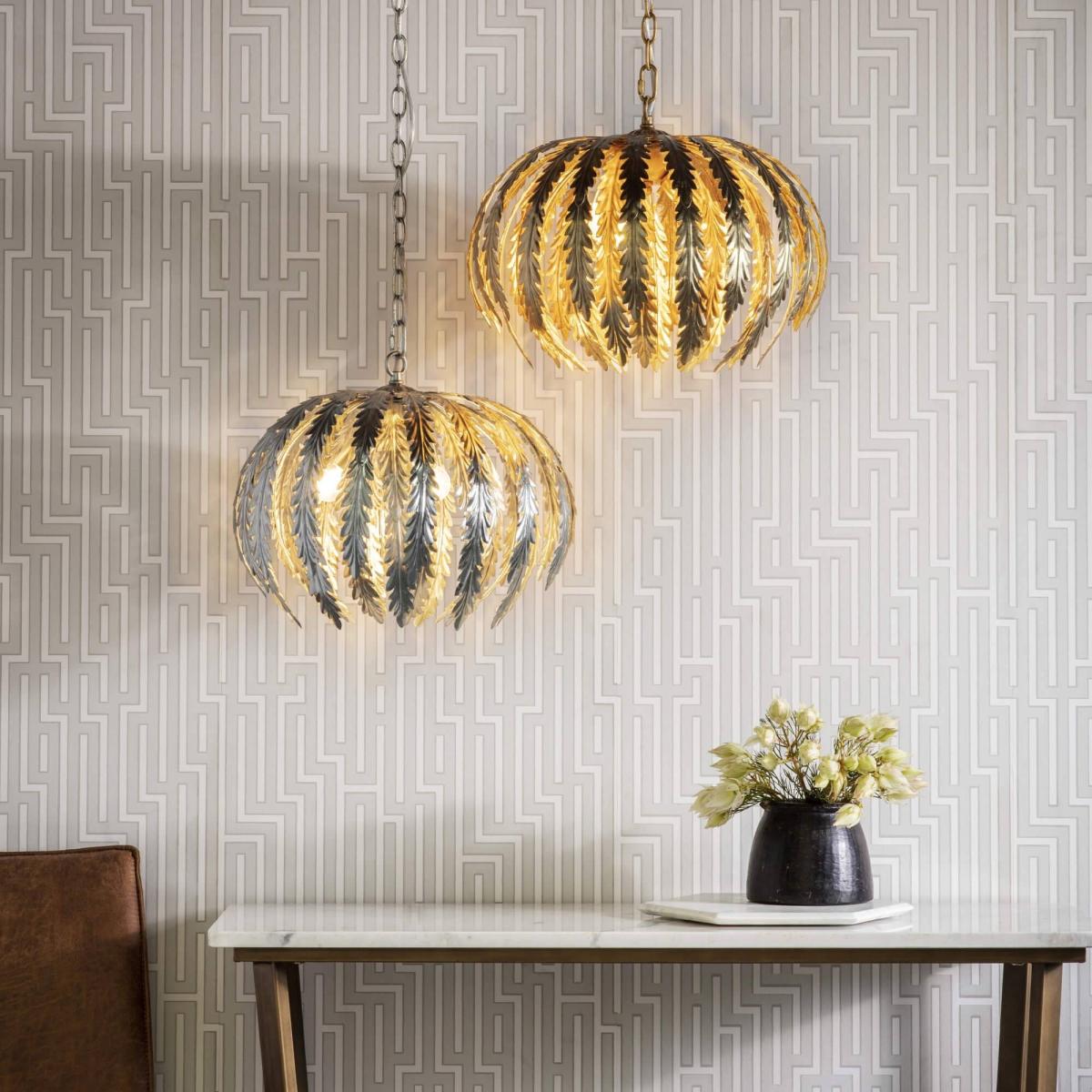 Delphine Pendant Ceiling Light Silver – image 18