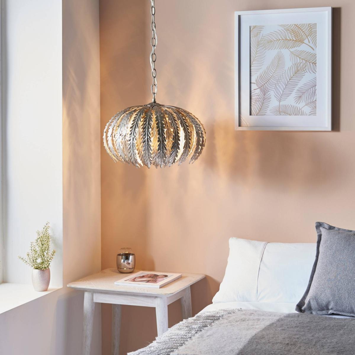 Delphine Pendant Ceiling Light Silver – image 6