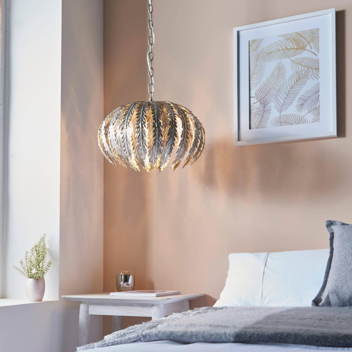 Delphine Pendant Ceiling Light Silver – image 7