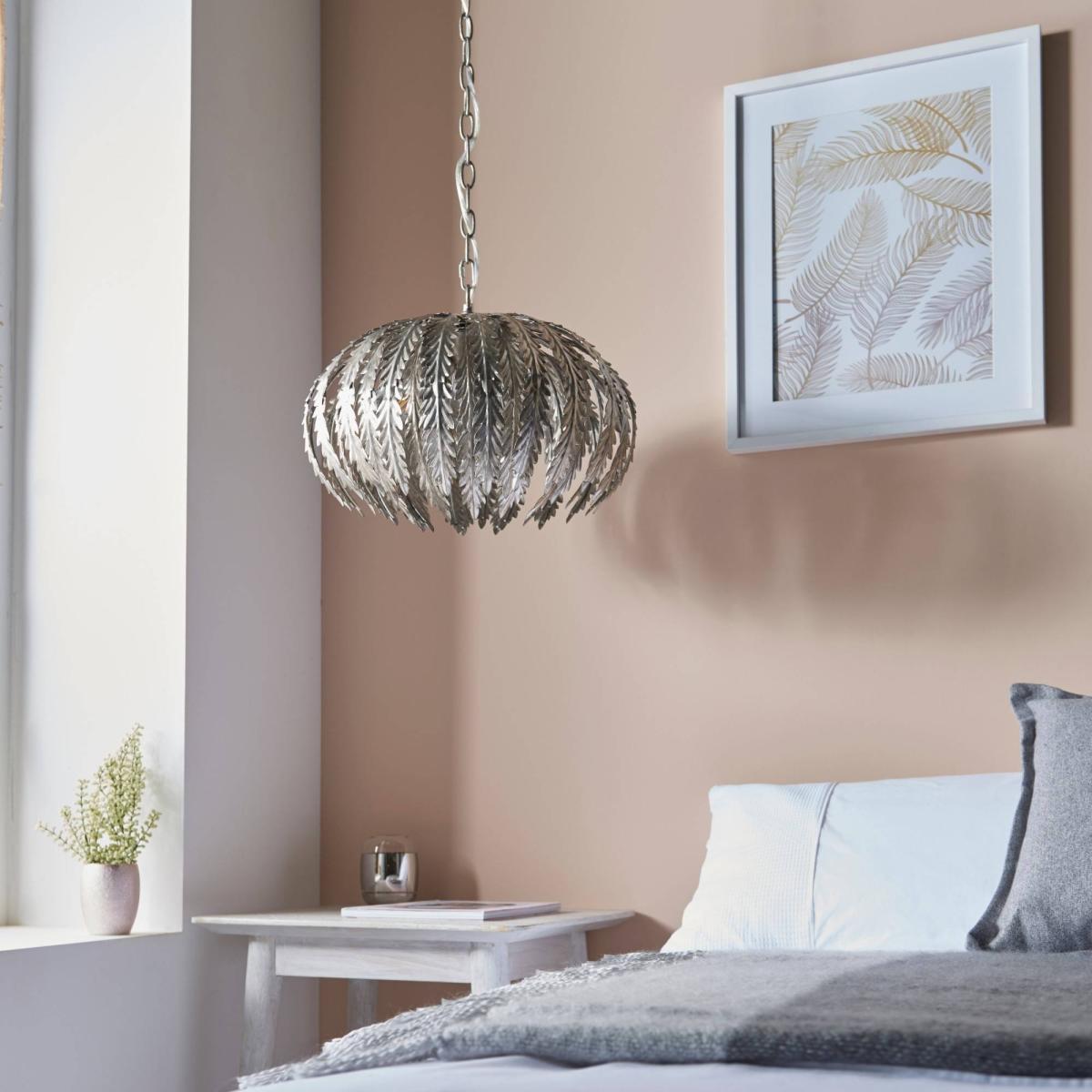 Delphine Pendant Ceiling Light Silver – image 9