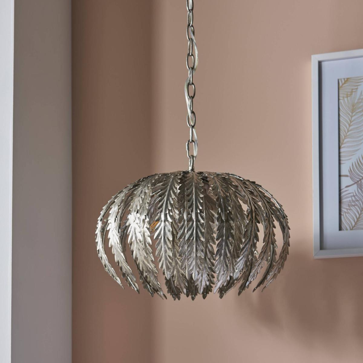 Delphine Pendant Ceiling Light Silver – image 10