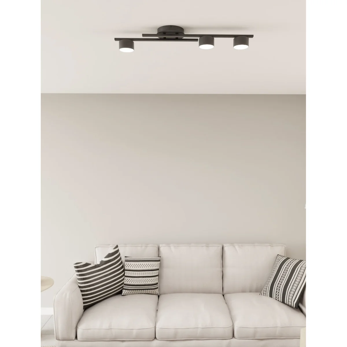 Fragment 3 Light Semi Flush Black – image 3