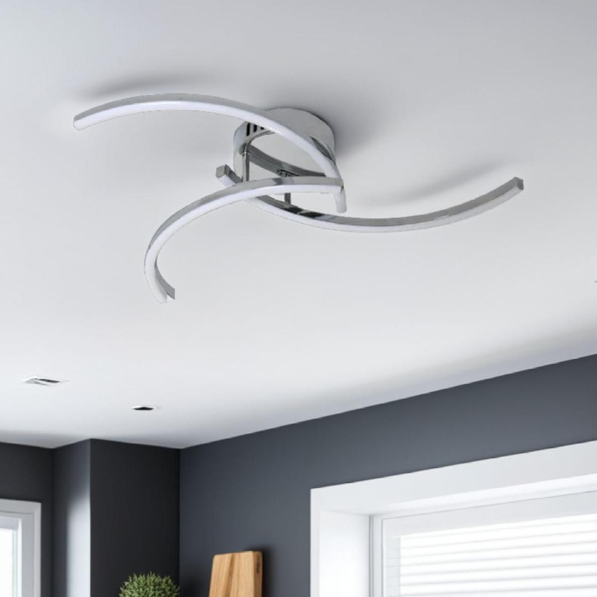 Murray Polished Chrome LED Flush Ceiling Light – image 1