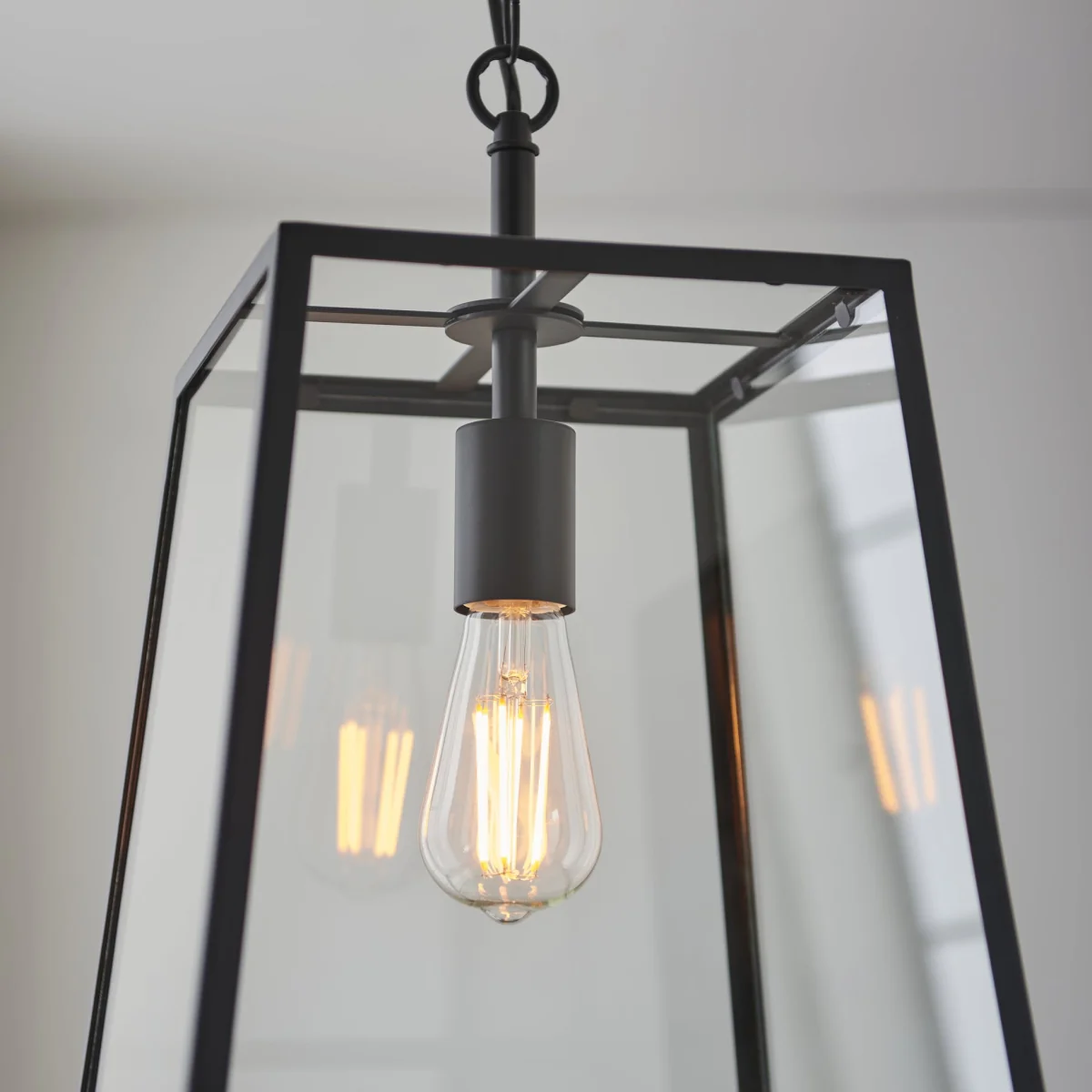 Hurst 1 Light Pendant Black – image 2