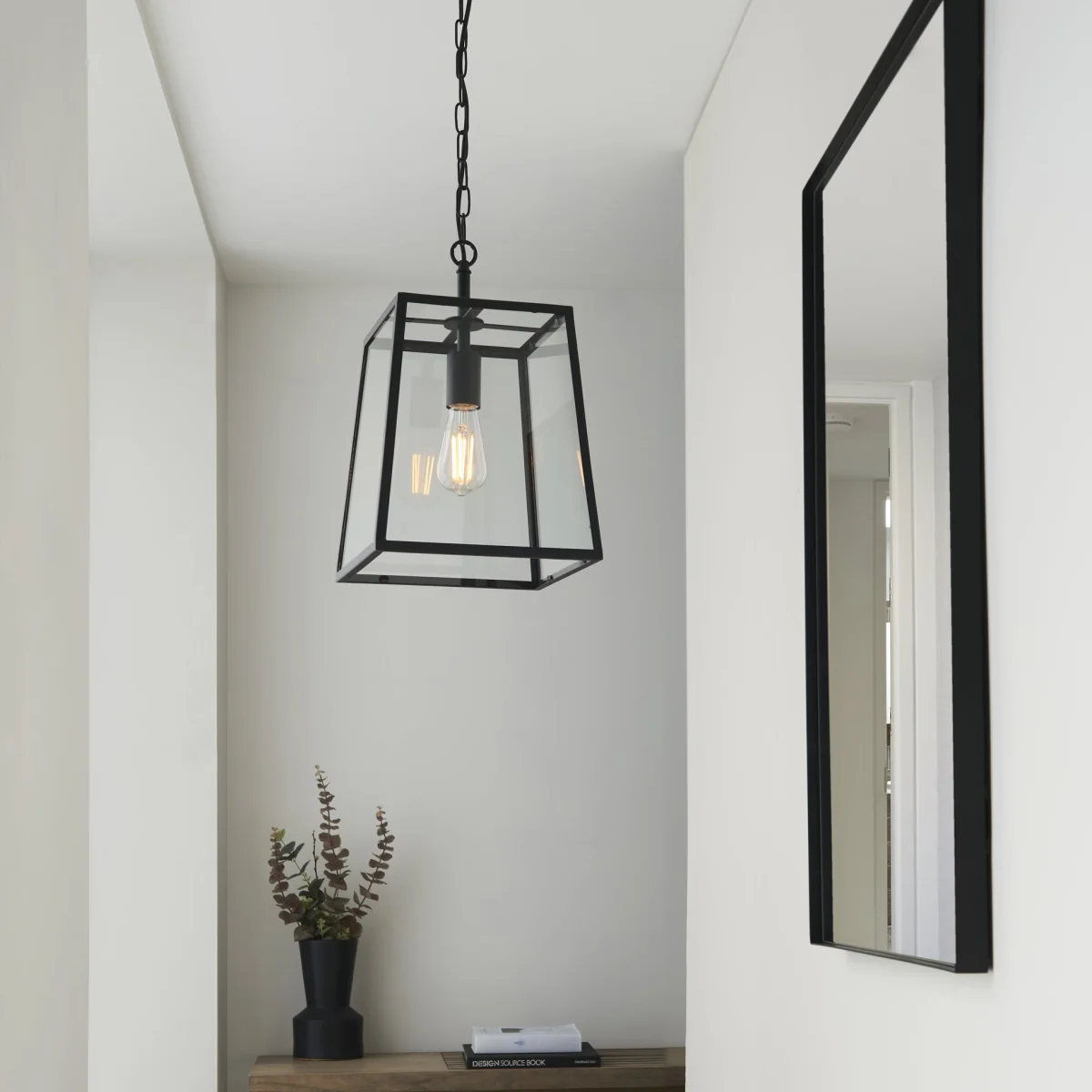 Hurst 1 Light Pendant Black – image 4