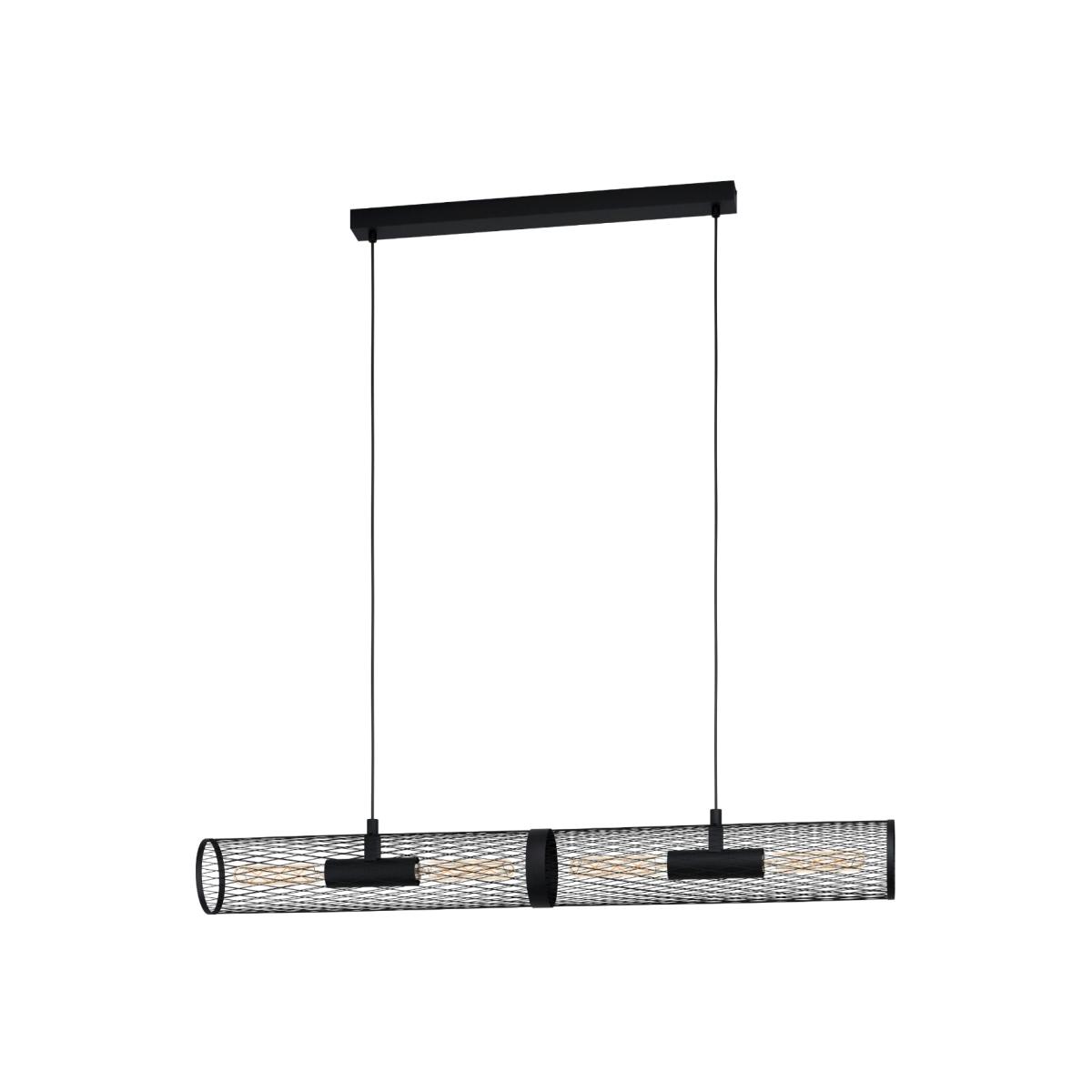Redcliff 4 Light Black Bar Ceiling Light